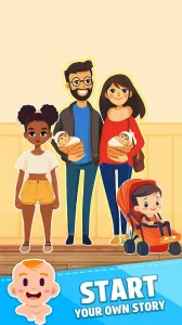 Family Life 1.50.2 (Мод на всё открыто, бесплатные покупки, нет рекламы) на Андроид-01